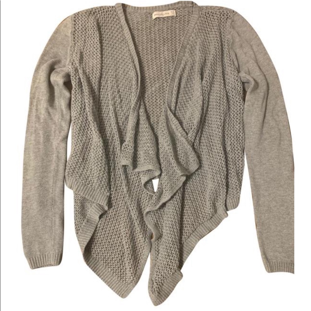 Abercrombie & Fitch Waterfall Knit Cardigan